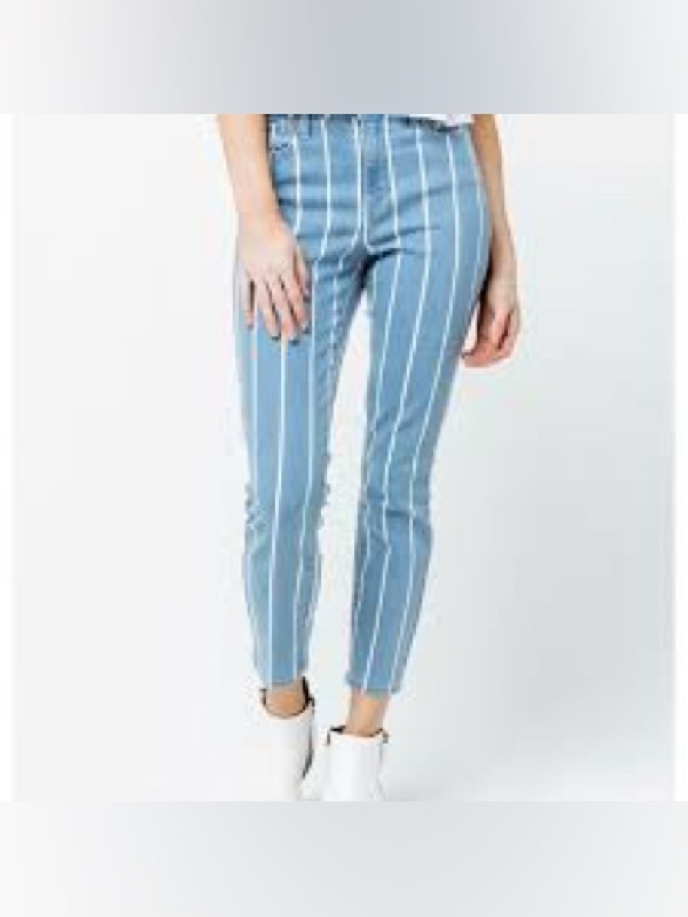 RSQ Jeans women’s cali high rise striped jeans